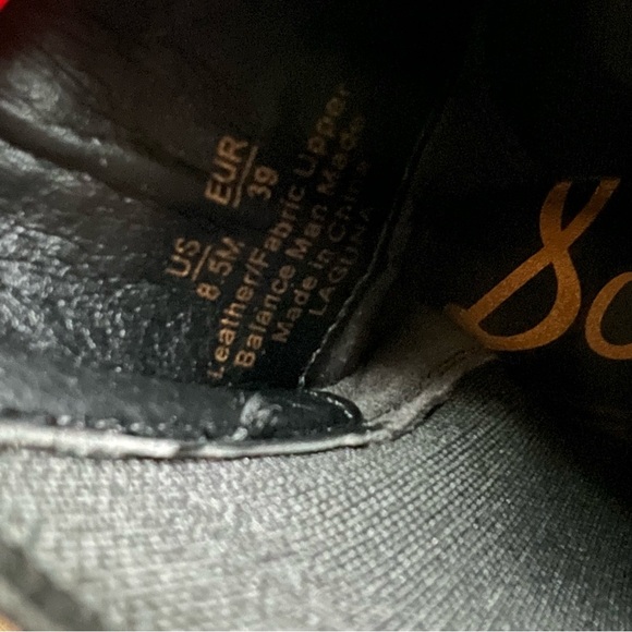 Sam Edelman LAGUNA CHELSEA BOOT, black leather, 8.5 - Picture 9 of 13